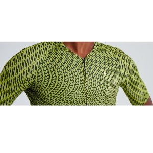Specialized - tricou ciclism maneca scurta pentru barbati SL Bicycledelics Jersey - hyper verde negru - Img 6