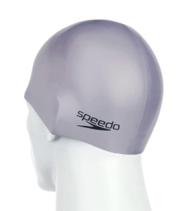Speedo - casca inot silicon - Plain Moulded - Gri - Img 4