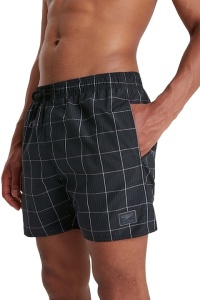 Speedo - short inot barbati - Check Leisure 16" - Negru I Gri - Img 3