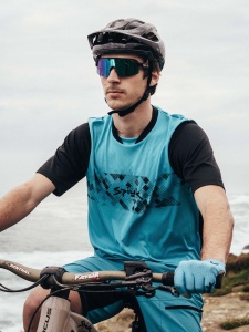 Spiuk - Manusi ciclism degete lungi ALL TERRAIN gloves - albastru intens negru gri - Img 3
