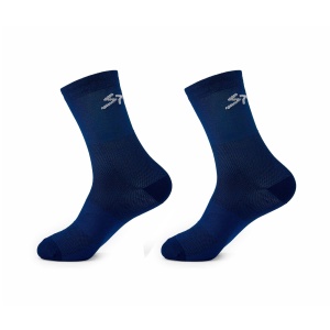 Spiuk - Set sosete ciclism medii ANATOMIC medium long 2 socks pack - bleumarin