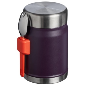 Stanley - termos mancare - Classic Legendary Food Jar + Spork - mov Plum - 400 ml - Img 2