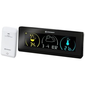 Statie meteo Bresser 7008001CM3000, termometru, higrometru, alarma
