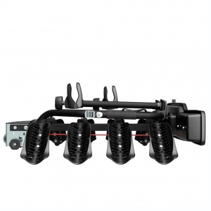 Suport 4 biciclete Peruzzo Siena 668/4N cu prindere pe carligul de remorcare, Negru - Img 5
