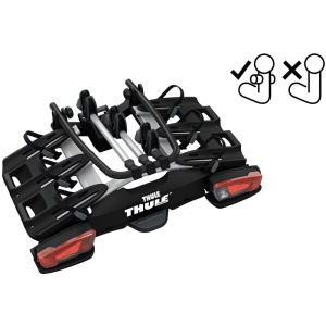 Suport pentru 3 biciclete, Thule VeloCompact F cu prindere pe carligul de remorcare de tip FIX4BIKE - Img 4