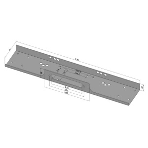Suport troliu universal 9500-13500lbs 4mm negru Emd4X4 - Img 3