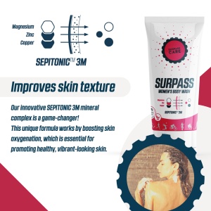 Surpass - gel de bus femei Women`s body wash Sepitonic 3M - 250ml - Img 8