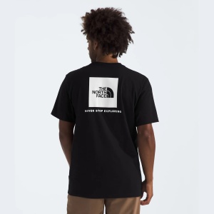 The North Face - tricou - Evolution Box NSE Regular Tee - Black | White - L - Img 3