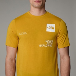 The North Face - tricou - M Mountain Foundation Coordinates - Galben - Img 7