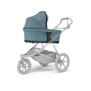 Thule Bassinet - Landou copii 0-6 luni, Mid Blue - Img 5