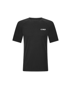 Tricou alergare CEP Run Ultralight 3.0 - negru | ultraușor seamless