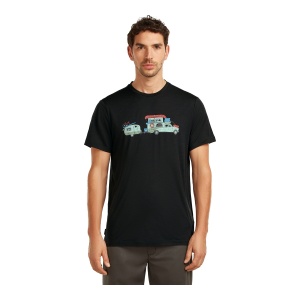 Tricou Barbati Icebreaker Merino 150 Tech Lite Transportage Black