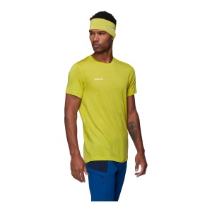 Tricou Barbati Mammut Tree Wool FL Galben - Img 4