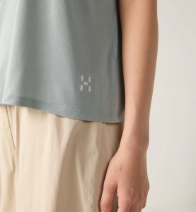 Tricou crop Haglöfs L.I.M Delta Crop Tee damă - verde - Img 8