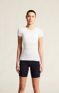 Tricou femei Craft Pro Dry Nanoweight SS - alb | strat de bază ultraușor - Img 2