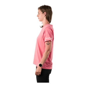 Tricou Femei Northfinder Outdoor Loose Fit Organic Cotton Halma Coral - Img 2
