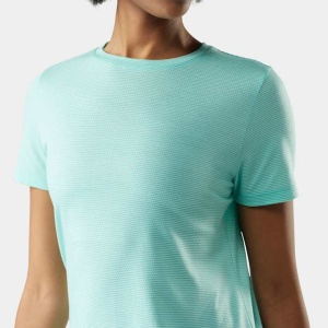 Tricou Merino sport Smartwool Active Mesh - albastru Pacific | femei - Img 3
