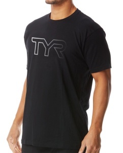 Tricou TYR Reflection Tee bărbați - negru