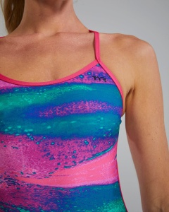 TYR - costum inot intreg pentru femei - Durafast Elite Trinityfit Diffusion Swimsuit - Plasma - 26 (XS) - Img 14