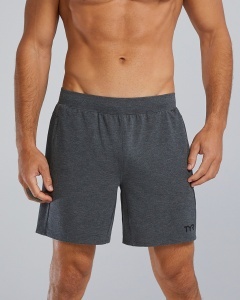 TYR - pantaloni scurti - UltraSoft Men's Midweight Terry A.M. Shorts - Charcoal | Heather