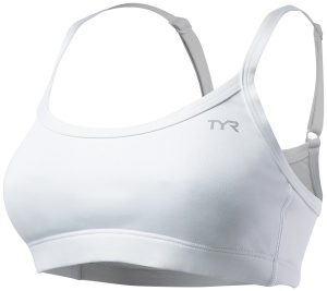 TYR Sutien Low Impact Sports alb