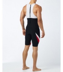 TYR - trisuit carbon cu fermoar pe spate - negru rosu - Img 4