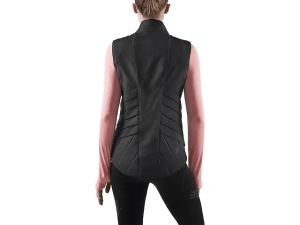 Vestă alergare iarnă CEP Winter Run Vest W | protecție vânt, rezistentă apă - black - Img 3