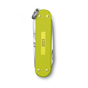 Victorinox - briceag clasic gama SD Alox Limited Edition 2023 - verde galben neon - Img 2