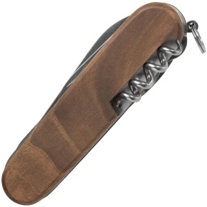 Victorinox - briceag pliabil Huntsman maner lemn, 13 functii - argintiu maro - Img 15