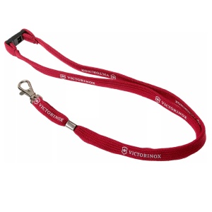 Victorinox - snur textil cu carabina pentru briceag - rosu - Img 3