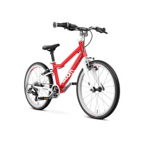 Woom - bicicleta copii 20" Woom 4, varsta recomandata 6-8 ani (115-130cm) - 7,7 kg - rosu alb - Img 2