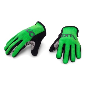 Woom - manusi ciclism copii tens bike gloves - verde negru gri - Img 4