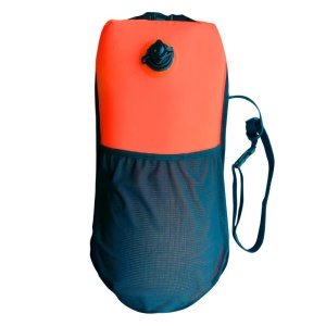 Z3R0D - accesoriu inot Safety Buoy cu plasa neagra Mesh buoy - portocaliu negru - Img 2