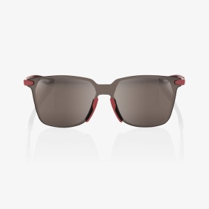 100% - Ochelari - Legere Square - Soft Tact Crimson - HiPER Silver Mirror Lens - Img 2