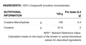 226ers - plic pudra creatina - Creatine Creapure - 300gr - Img 3
