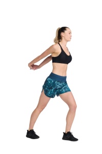 2XU - Pantaloni scurti de alergare pentru femei Aero 5 inch Shorts - albastru multicolor - Img 8