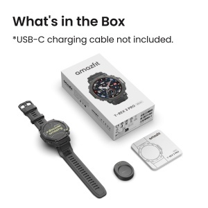 Amazfit T-Rex 3 Pro, ceas smartwatch sport GPS outdoor - negru Black Gold - Img 2