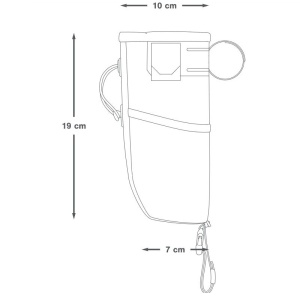 Apidura - geanta ghidon bicicleta Backcountry 2.0 Food Pouch 1.2 litri (varianta Plus) - gri negru - Img 17