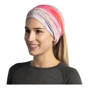 Bandana Buff Merino Lightweight Prints Arci Lilac Ice Purple - Img 4