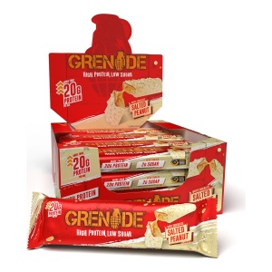 Batoane Proteice Grenade White Chocolate Salted Peanut