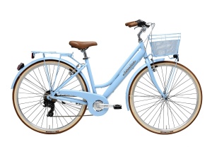 Bicicleta Adriatica Retro Lady 28 Albastru deschis 450mm