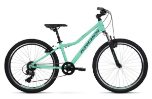 Bicicleta Copii Kross LEA JR 24 24 inch celadon Shimano Tourney