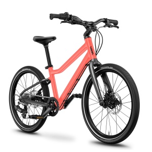 Bicicleta copii Woom 4 Explore cu roti 20" portocaliu Neon Coral - Img 3