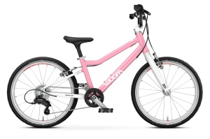 Bicicleta copii Woom 4 Go cu roti 20" roz pudra (powder pink)