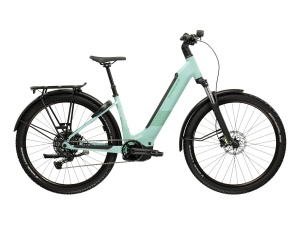 Bicicleta Electrica MTB Kross Influx HYB SUV LS 3.0 800 27.5 inch verde Shimano Cues