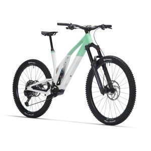 Bicicleta electrica MTB usoara - Unno IKKI Elite - alb-verde - Img 3