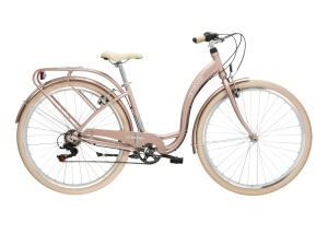 Bicicleta Urban Kross Lille 2 28 inch roz Shimano Tourney