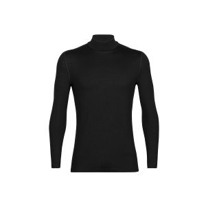 Bluza Barbati Icebreaker Merino 260 Thermal Tech Turtleneck Black