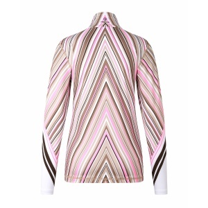 Bluza Termica Femei Bogner Fire+Ice Ilvy 3 Beige-Pink - Img 2