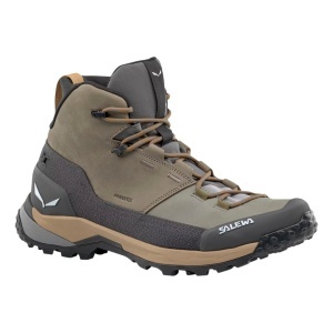 Bocanci trekking barbati Salewa Puez Leather Mid Powertex
